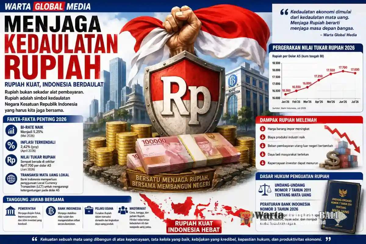 WARTA GLOBAL MEDIA
Menjaga Kedaulatan Rupiah: 
Bukan Hanya Tugas Bank Indonesia, Tetapi Tanggung Jawab Seluruh Bangsa
