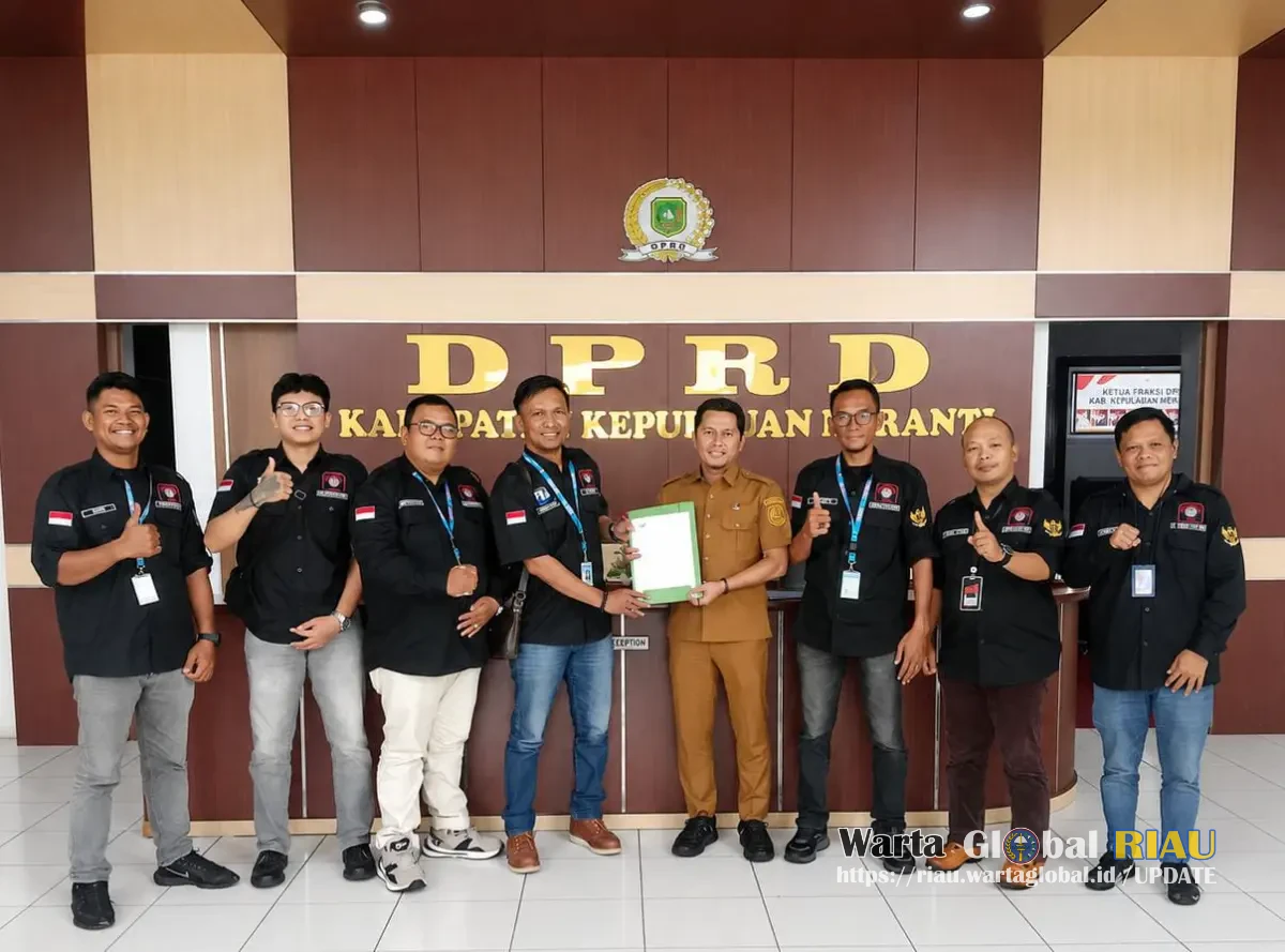 DPC ASWIN Kepulauan Meranti Silaturahmi ke Setwan, Perkuat Sinergi dan Keterbukaan Informasi Publik