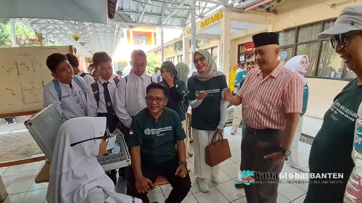 BAZNAS Cilegon Tancap Gas Wujudkan Generasi Emas 2045, Ribuan Pelajar Jalani Pemeriksaan Mata