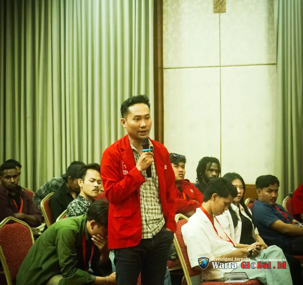 LMND Banggai Sampaikan Konflik Agraria Tanjung Sari dan Dugaan Union Busting PT. KFM dan PT. KIM di Hadapan Wakil Menteri HAM.!!