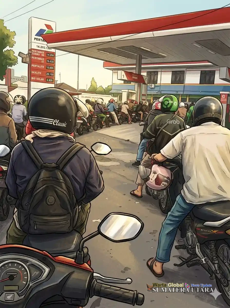 Warga Medan dan Langkat Keluhkan Antrian Panjang Pengisian BBM Warga Medan dan Langkat Keluhkan Antrian Panjang Pengisian BBM