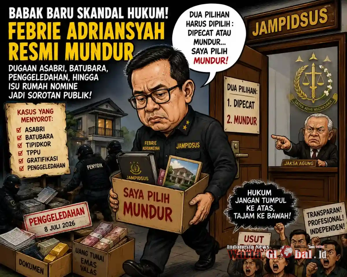 JANGAN TEMBANG PILIH !
HILANGKAN PERLAKUAN ISTIMEWA,DIMATA HUKUM SAMA
"FEBRIE ADRIANSYAH RESMI MUNDUR, PUBLIK DESAK SEMUA DUGAAN DIUSUT TUNTAS" JANGAN TEMBANG PILIH !
HILANGKAN PERLAKUAN ISTIMEWA,DIMATA HUKUM SAMA
"FEBRIE ADRIANSYAH RESMI MUNDUR, PUBLIK DESAK SEMUA DUGAAN DIUSUT TUNTAS"