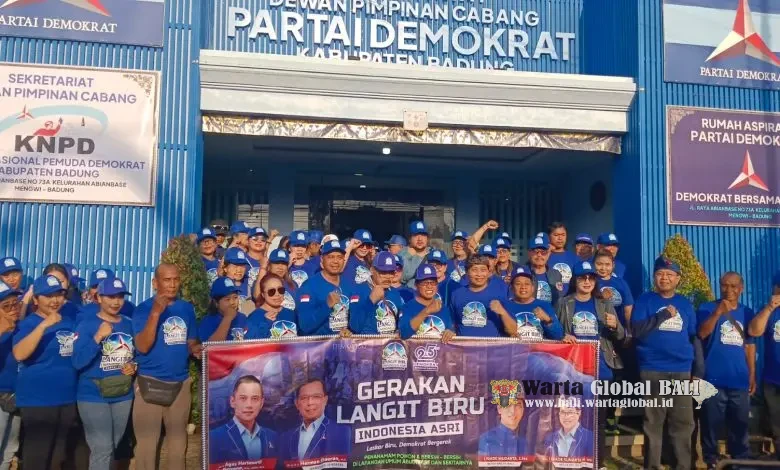 DPC Demokrat Badung Gelar Aksi Penghijauan, Serentak Dukung "Gerakan Langit Biru Indonesia Asri"
