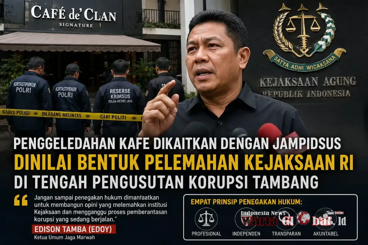 Penggeledahan Kafe Dikaitkan dengan Jampidsus Sebagai Bentuk Pelemahan Ditengah Pengusutan Tambang Penggeledahan Kafe Dikaitkan dengan Jampidsus Sebagai Bentuk Pelemahan Ditengah Pengusutan Tambang