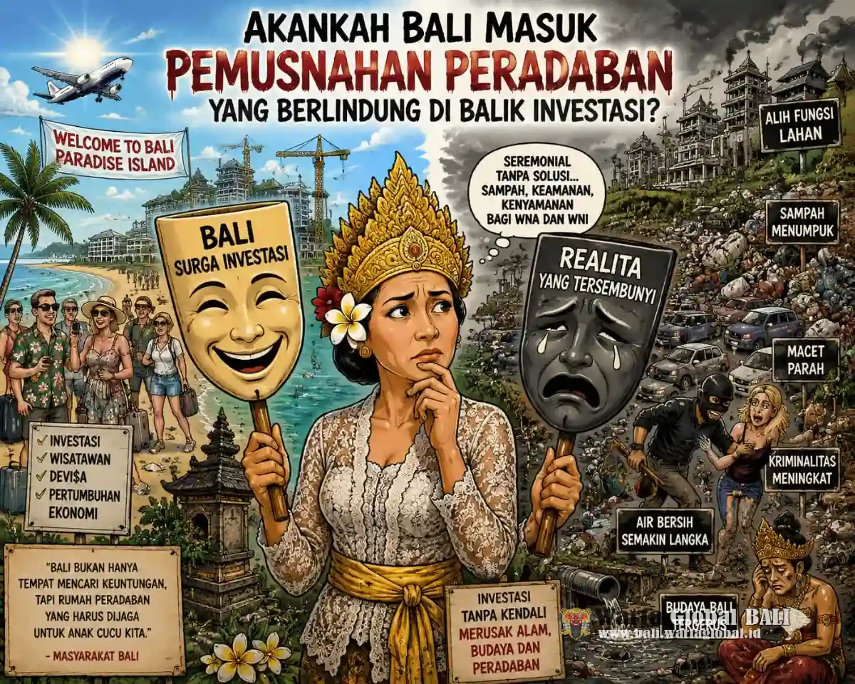 Akankah Bali Menuju “Pemusnahan Peradaban” di Balik Gelombang Investasi???