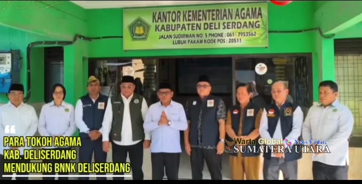 BNNK Deli Serdang Tuai Dukungan Tokoh Agama dan Masyarakat, Pasca Operasi Gabungan di Cafe Kita Patumbak