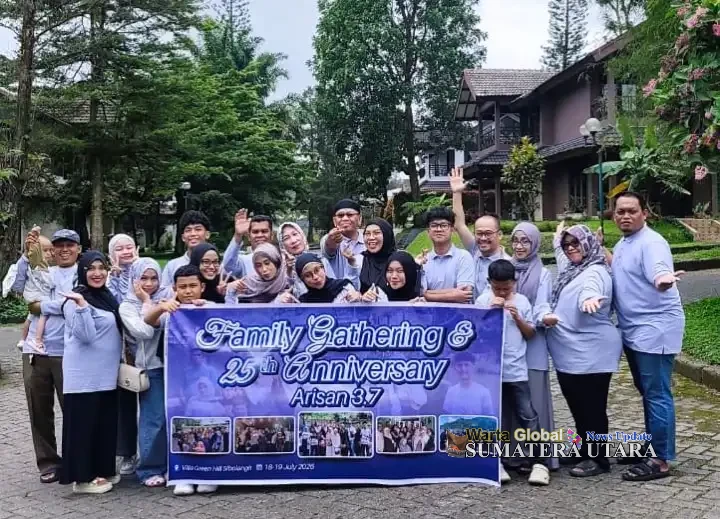 Penuh Kebersamaan, Arisan 3.7 Alumni SMP Negeri 10 Medan Gelar Family Gathering dan Anniversary